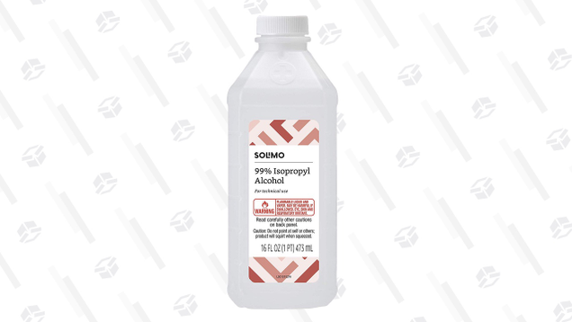 Rubbing alcohol can clean up cuts and scrapes, yes, but it’s also great for certain kinds of stains that you can pick up while camping.